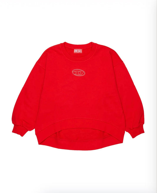 DIESEL FELPA GIROCOLLO Cropped FW27