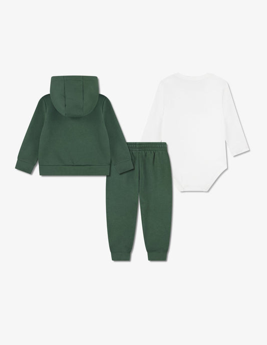 Lacoste set 3 pezzi neonato unisex