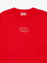 DIESEL FELPA GIROCOLLO Cropped FW27