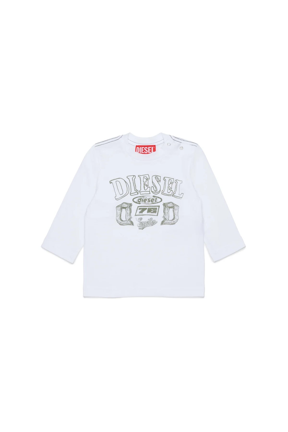 DIESEL T-shirt maniche lunghe con logo