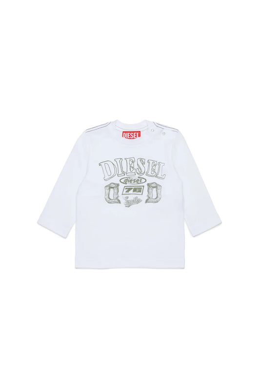 DIESEL T-shirt maniche lunghe con logo